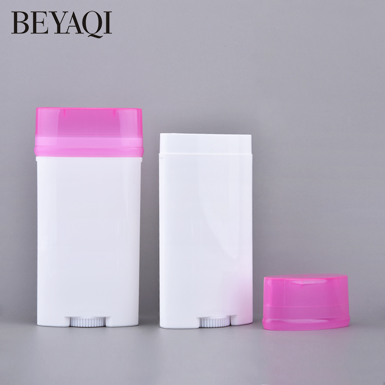 50g 80g PP Пластиковые бутылки для повторного наполнения пустые контейнеры для стержней дезодоранта, с шелковой печатью, для гелевых дезодорантов