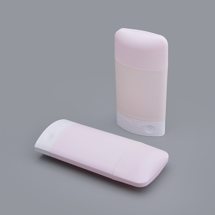 Овальный OEM 50g 65g 75g Розовый PP Пустой Флакон Сплошной Стержень Солнцезащитный Стержень Бутылка Дезодорант Стержень Контейнер